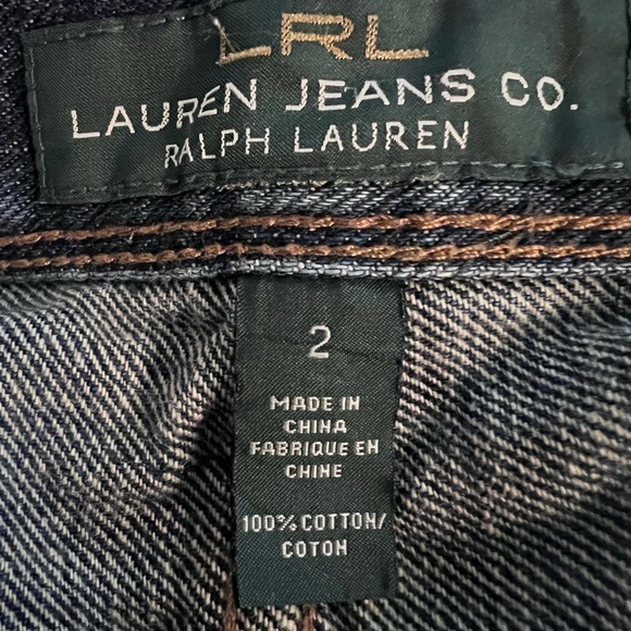 Laruen Jeans Ralph Lauren Women Straight Leg Jeans Size 2 - Picture 6 of 6